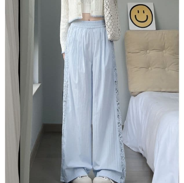 レース 服 上品レース装飾ロングスカート