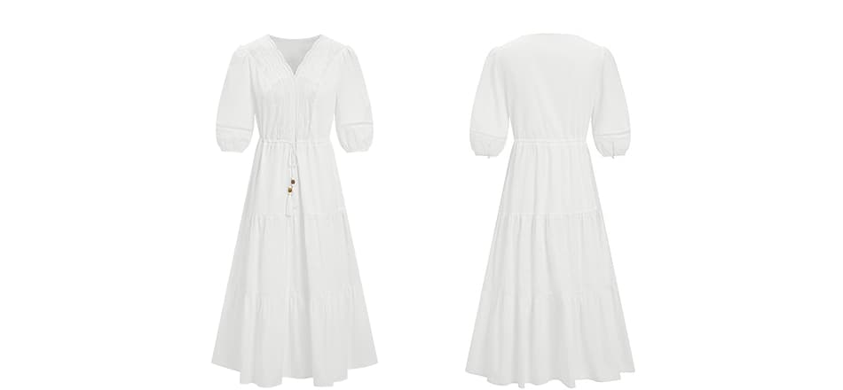 レース 服 優美なレース切替ティアードワンピース