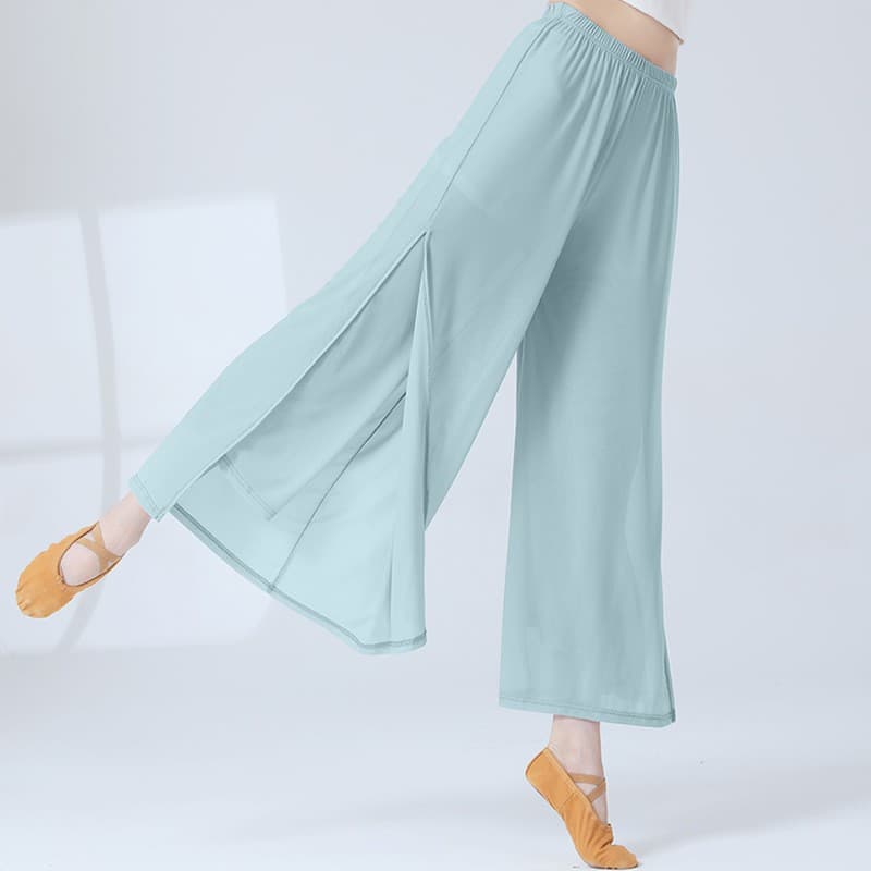 レースファッション シアーチュール フレアパンツ