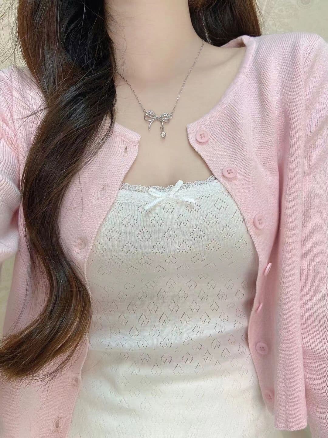 レースファッション 優美なレース編み花柄キャミソール
