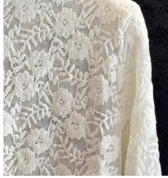 レース 服 トップス レディース レース 韓国風 長袖 3色展開