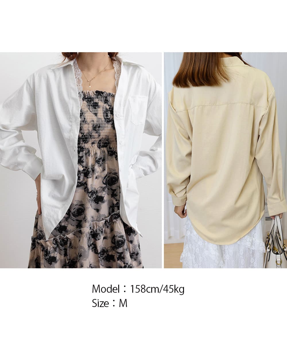 レース 服 レース襟シャツブラウス 長袖 春秋冬